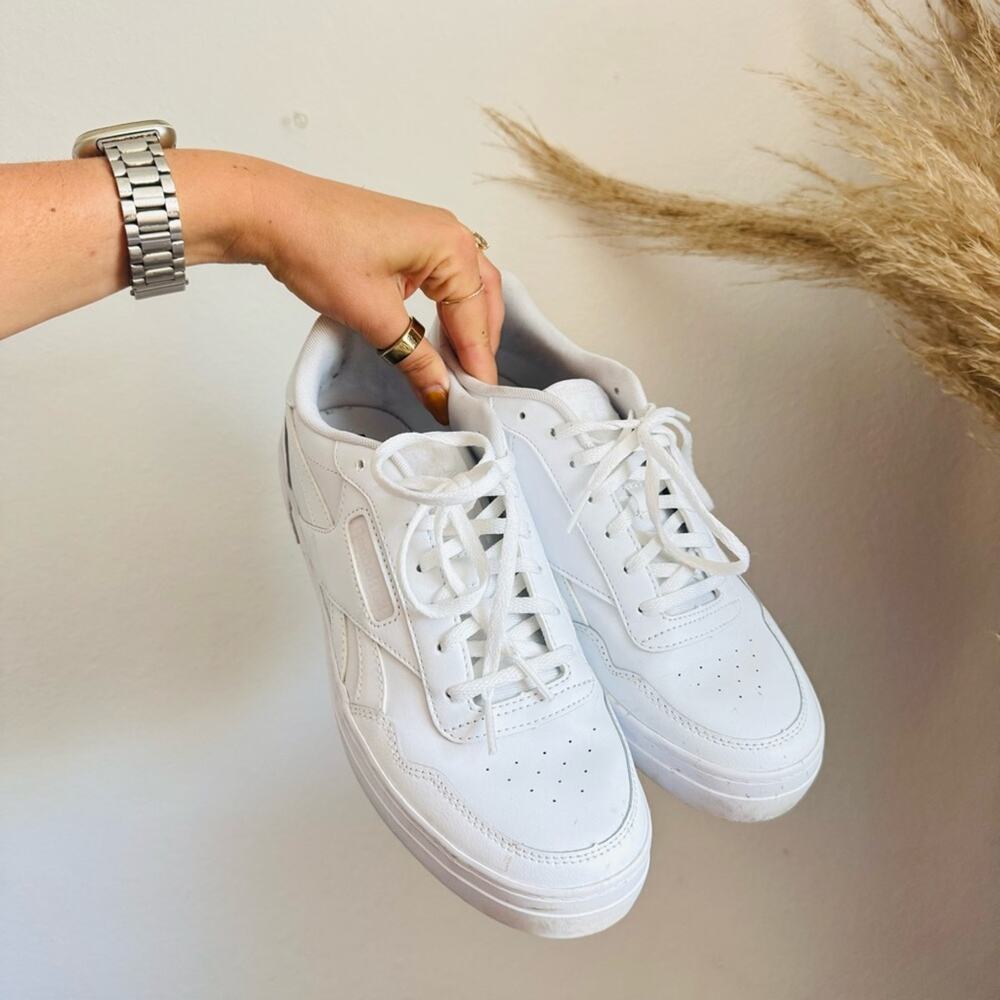 REEBOK Bright White Chunky Orthlite Dad Shoes Casual Sneakers Tennis Shoe 10